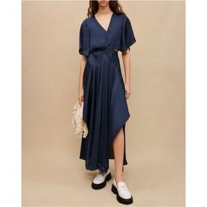damsel reverse halter mesh maxi dress flower black Santal Floral Chiffon Halter Maxi Dress / Black | MESHKI